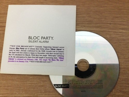Promotional album bloc party - bloc,
